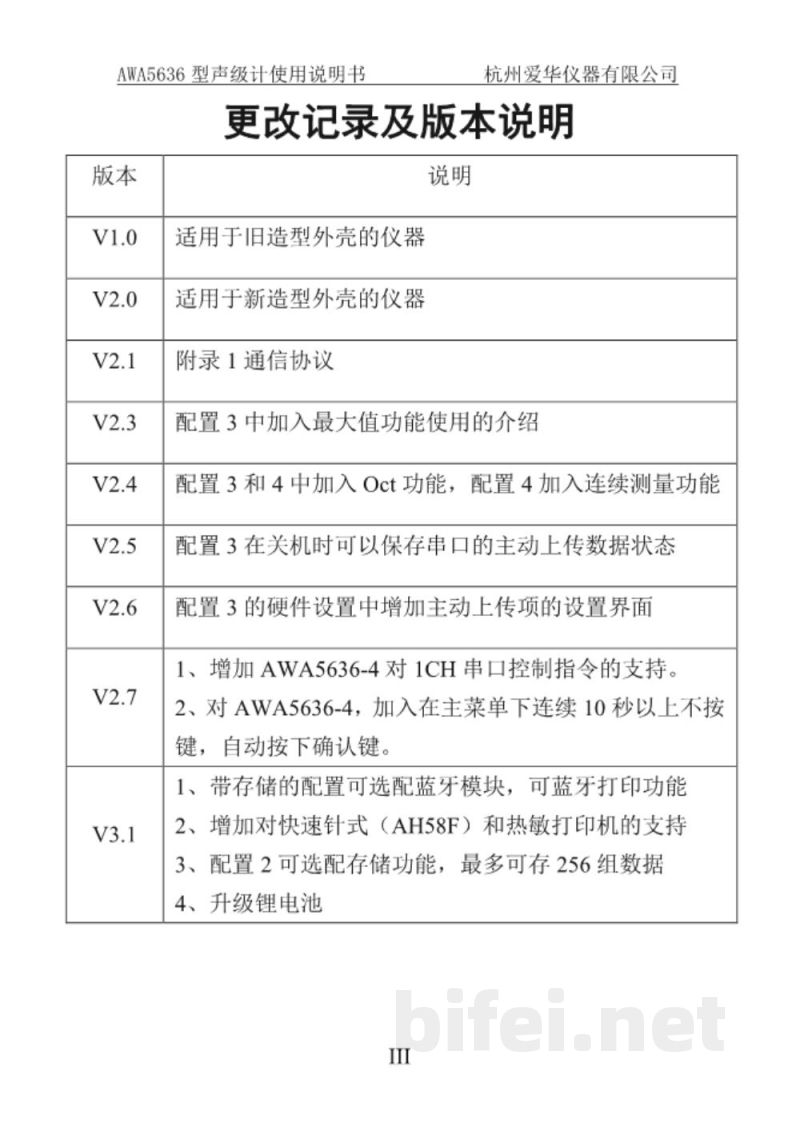 使用说明书-爱华智造 AWA5636 声级计、噪音计、分贝仪 预览图4