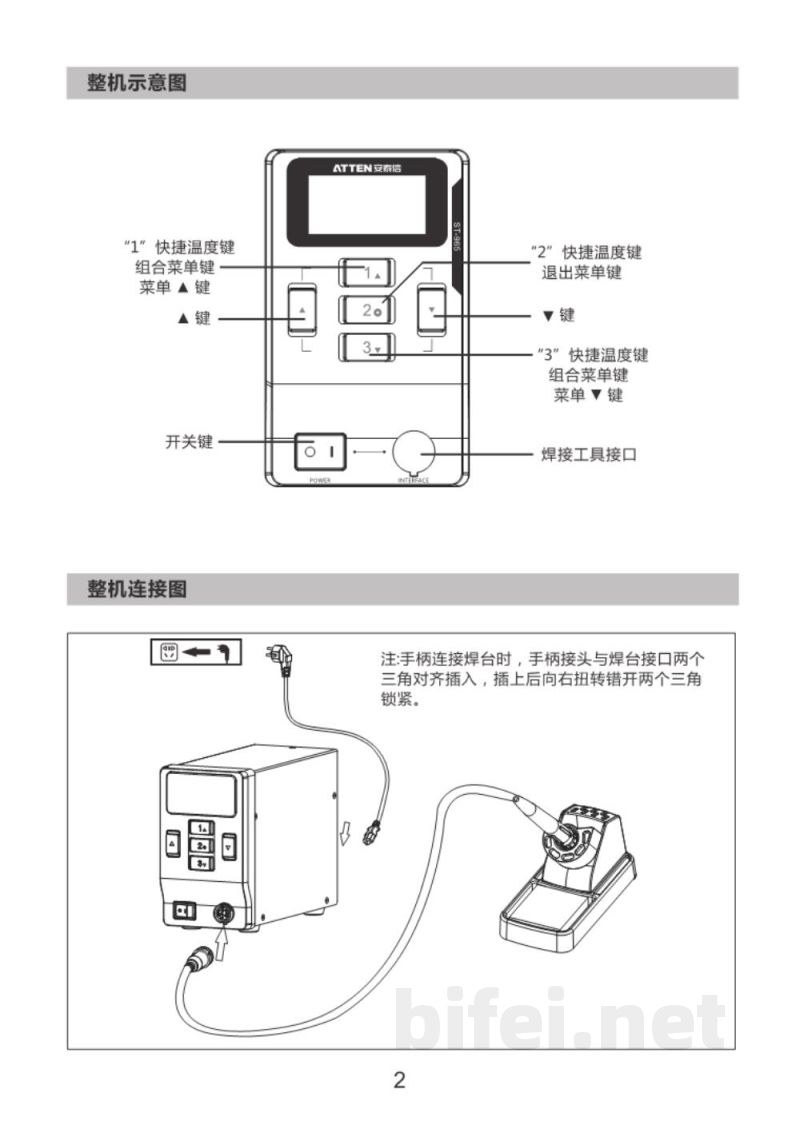 安泰信 电焊台 ST-965 - 说明书预览图4
