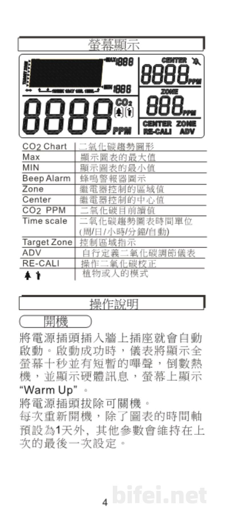 台湾衡欣 CO2控制器,100~240交流欧规插头 7530系列 - 使用说明书预览图5