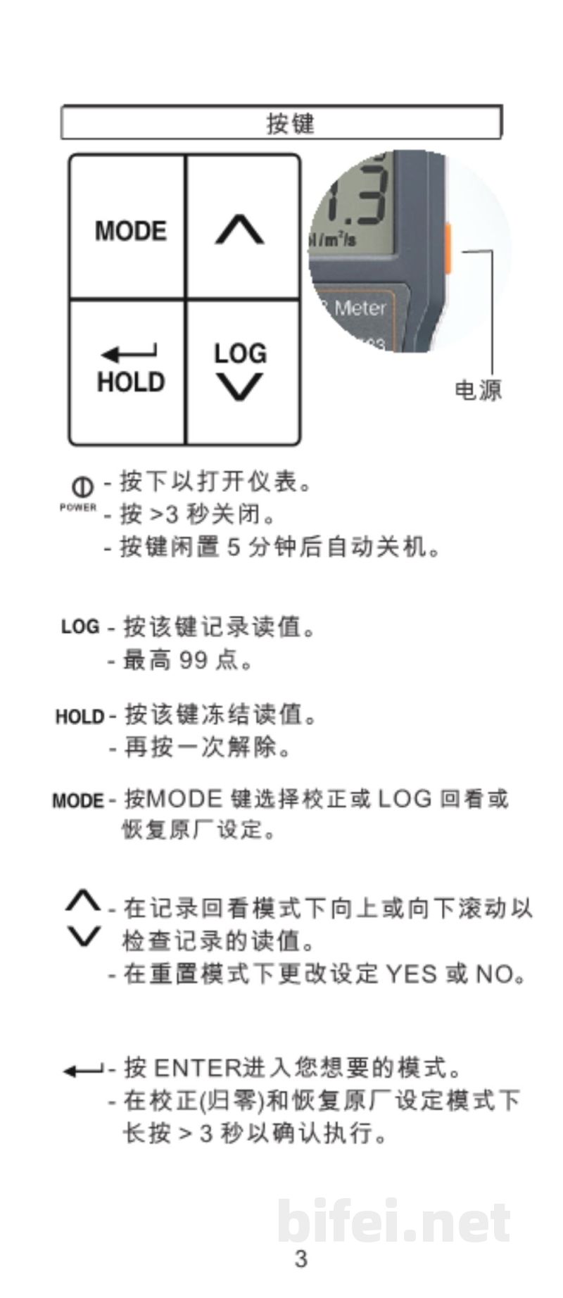 台湾衡欣 可拆卸式全光谱光照度计 8583 - 使用说明书预览图5