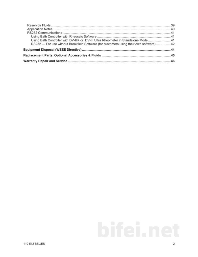 阿美特克-博勒飞 水浴 TC-550（带有SD控制器） - 操作说明预览图3