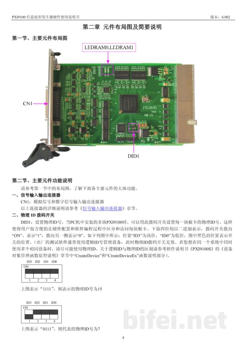 使用说明书-北京阿尔泰 PXI9100 任意波形发生器 预览图5