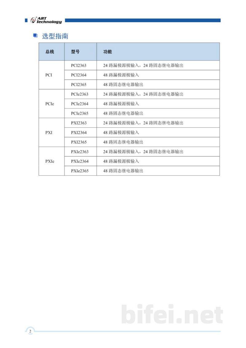 使用说明书-北京阿尔泰 2363/2364/2365系列 工业级光电隔离DI/O卡 预览图3